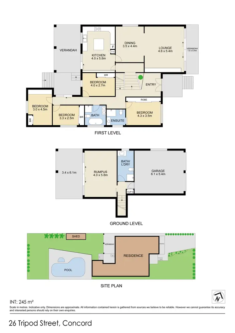 Floorplan of Homely house listing, 26 Tripod Street, Concord NSW 2137