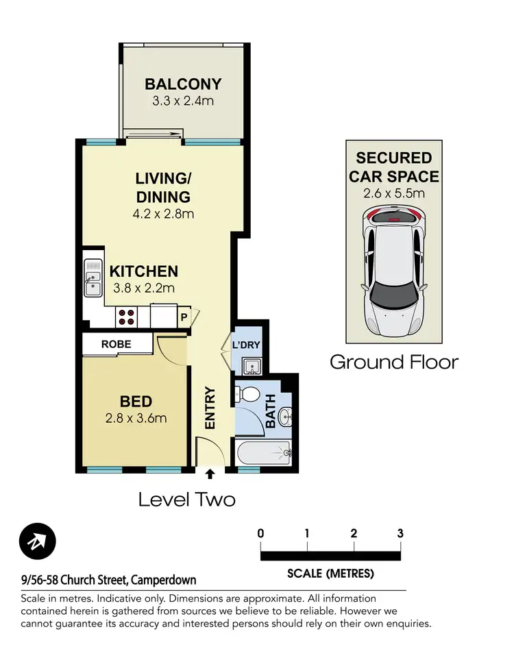 Floorplan of Homely unit listing, 9/56-58 Church Street, Camperdown NSW 2050