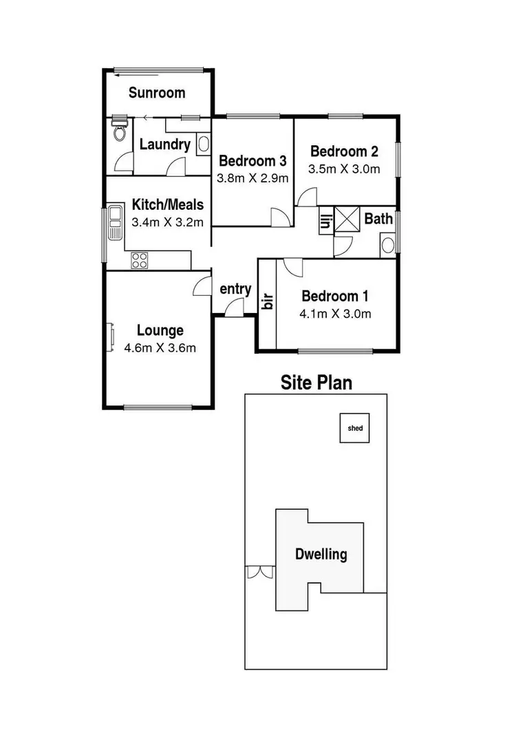 Floorplan of Homely house listing, 23 Coleman Crescent, Reservoir VIC 3073