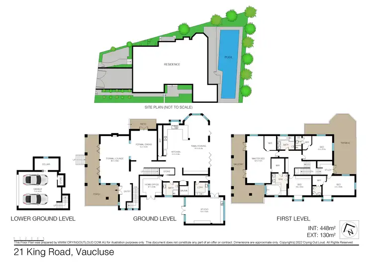 Floorplan of Homely house listing, 21 Kings Road, Vaucluse NSW 2030