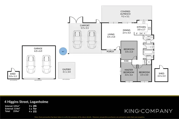 Floorplan of Homely house listing, 4 Higgins Street, Loganholme QLD 4129