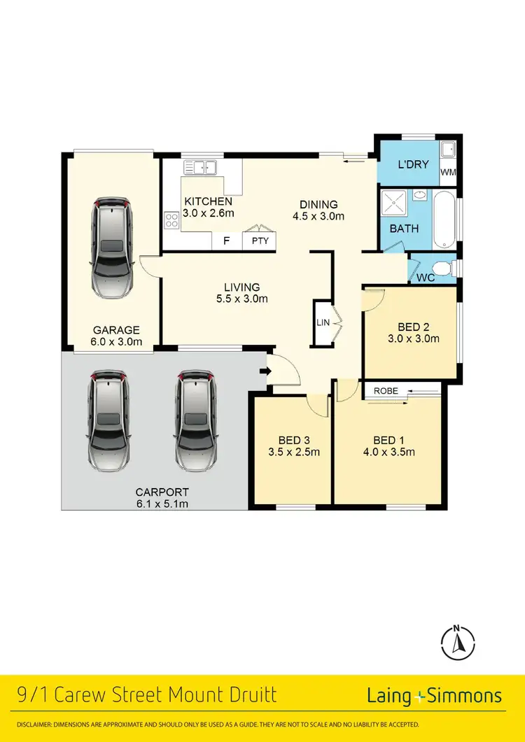 Floorplan of Homely villa listing, 9/1 Carew Street, Mount Druitt NSW 2770