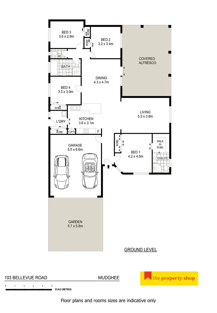 Floorplan of Homely house listing, 103 Bellevue Road, Mudgee NSW 2850