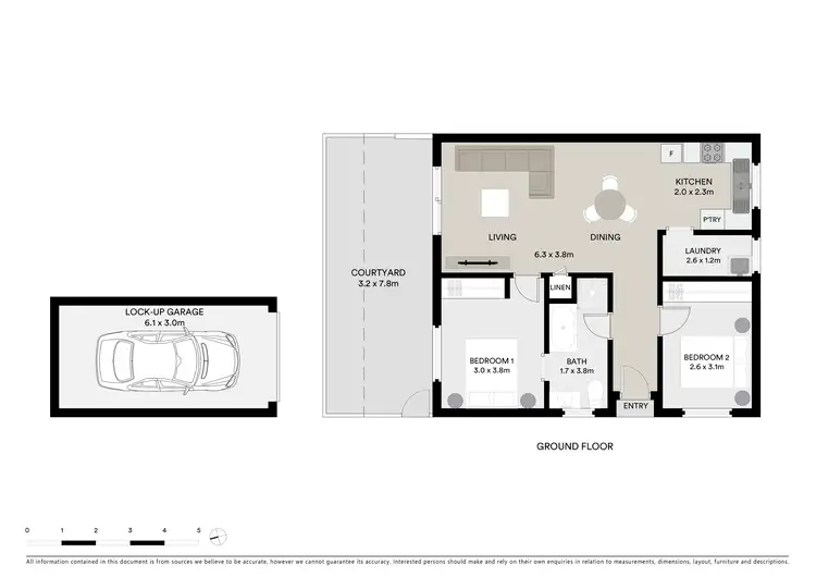 Floorplan of Homely villa listing, 17/444 Port Hacking Road, Caringbah South NSW 2229