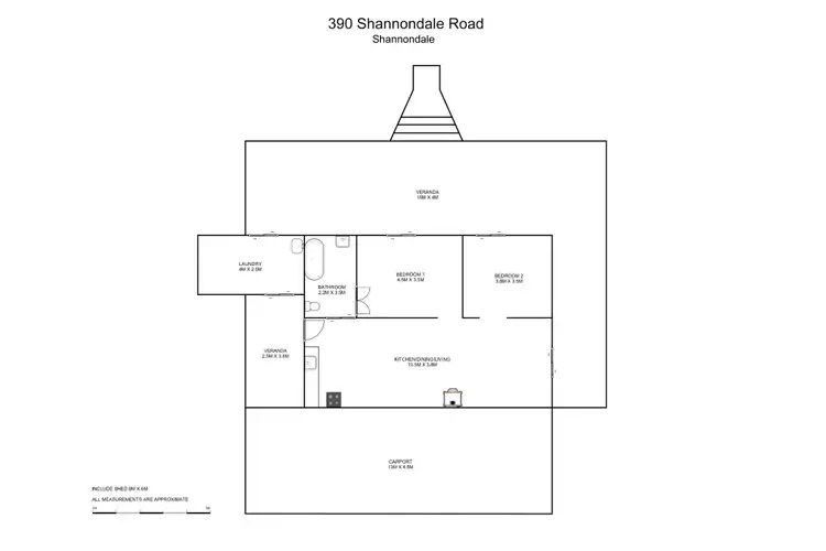 Floorplan of Homely house listing, 390 Shannondale Road, Shannondale NSW 2460