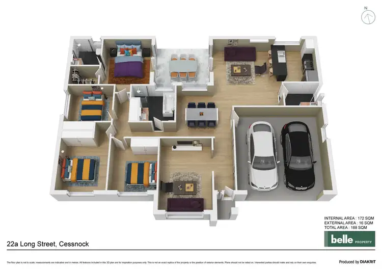 Floorplan of Homely house listing, 22a Long Street, Cessnock NSW 2325