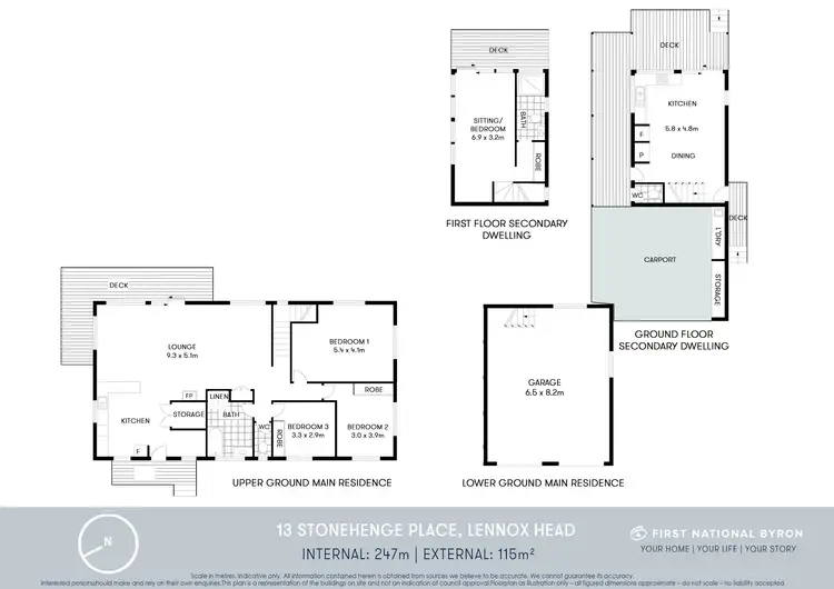 Floorplan of Homely house listing, 13 Stonehenge Place, Lennox Head NSW 2478