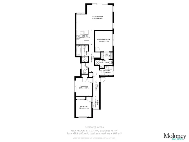 Floorplan of Homely house listing, 32 Hermitage Drive, Corowa NSW 2646