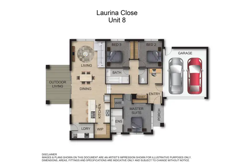 Floorplan of Homely house listing, 8 Laurina Close, Lysterfield VIC 3156