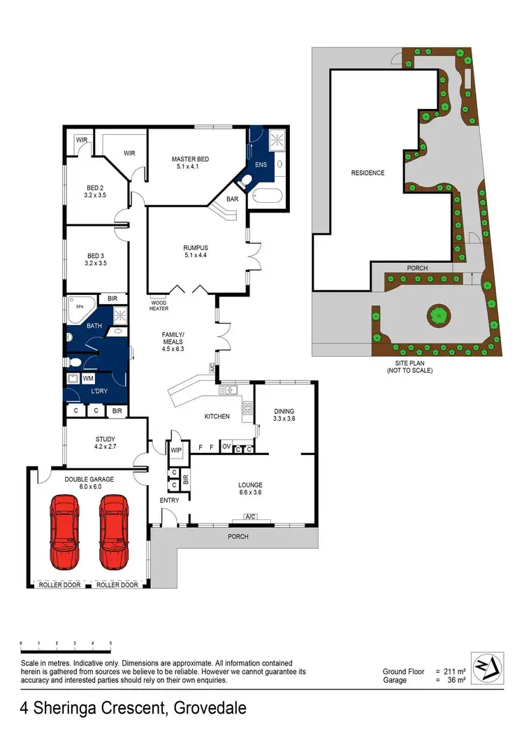Floorplan of Homely house listing, 4 Sheringa Crescent, Grovedale VIC 3216