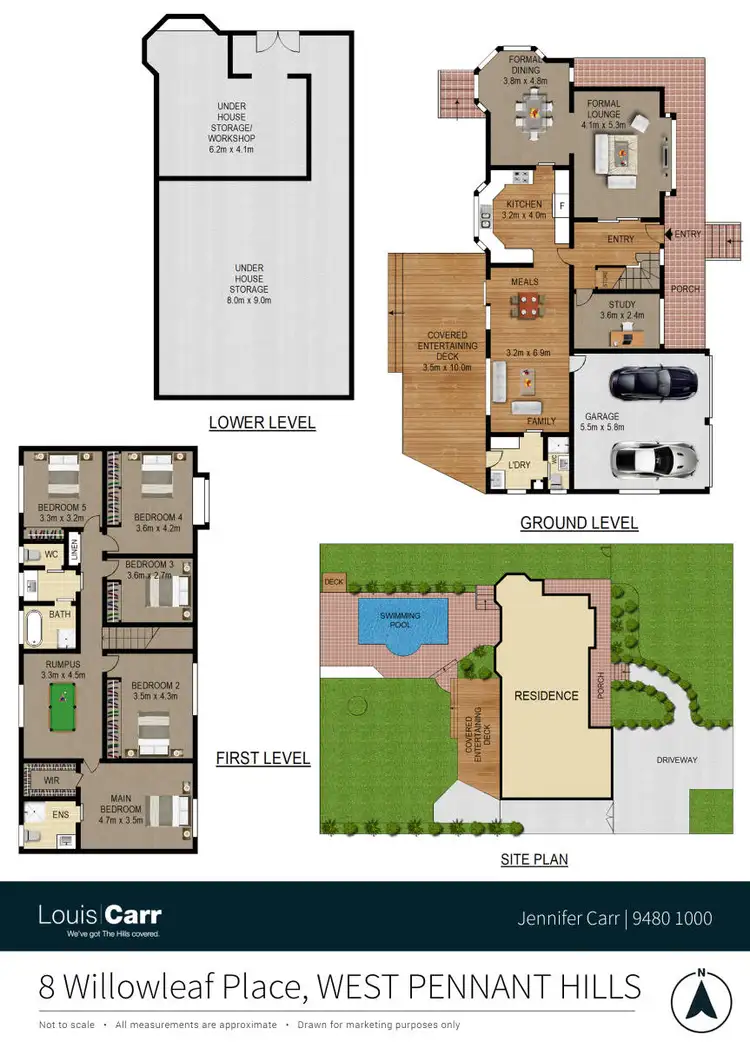 Floorplan of Homely house listing, 8 Willowleaf Place, West Pennant Hills NSW 2125