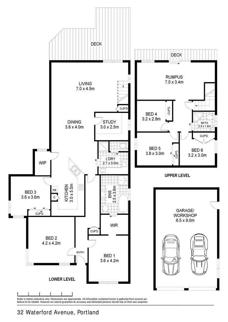 Floorplan of Homely house listing, 32 Waterford Avenue, Portland VIC 3305