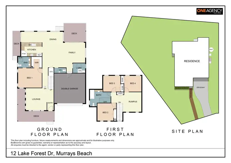 Floorplan of Homely house listing, 12 Lake Forest Drive, Murrays Beach NSW 2281