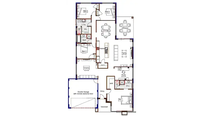 Floorplan of Homely house listing, 15 Ditton Corner, Wellard WA 6170
