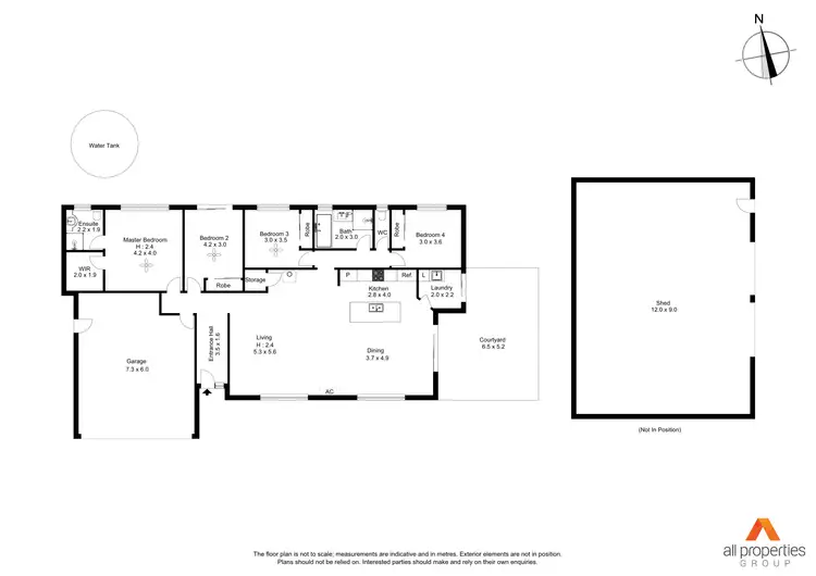 Floorplan of Homely house listing, 21-23 Maggie Court, Cedar Vale QLD 4285
