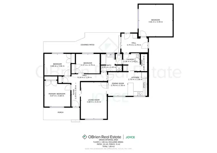 Floorplan of Homely house listing, 12 Dallwitz Court, Wangaratta VIC 3677