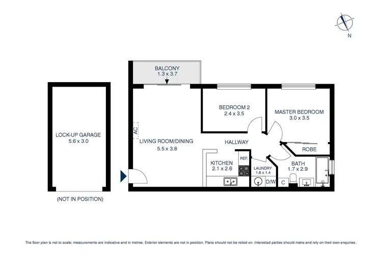 Floorplan of Homely apartment listing, 14/26 Mantaka Street, Blacktown NSW 2148