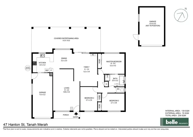 Floorplan of Homely house listing, 47 Hanlon Street, Tanah Merah QLD 4128