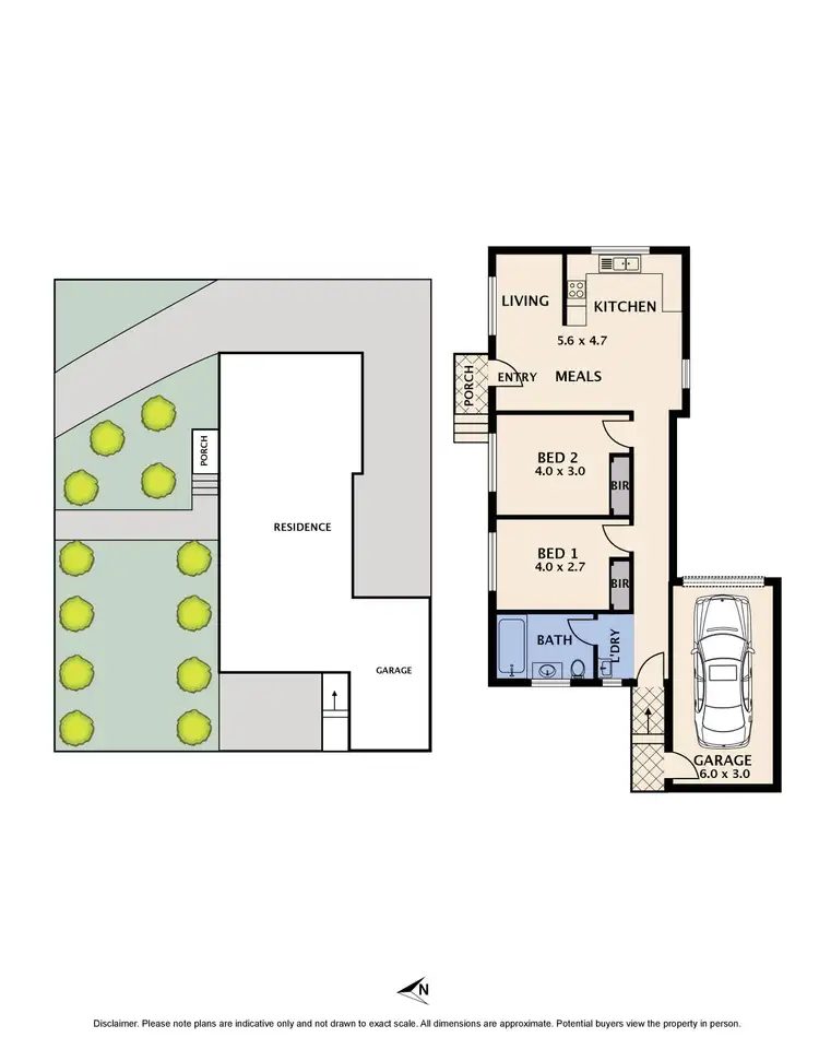 Floorplan of Homely unit listing, 1/17 Newton Street, Reservoir VIC 3073