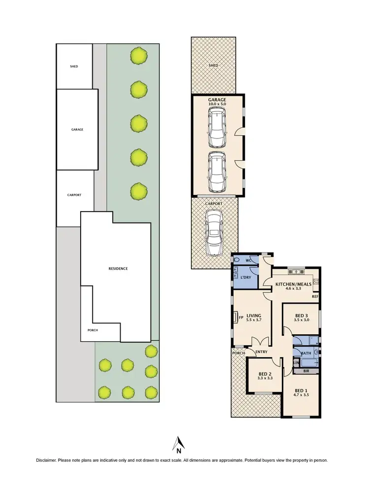Floorplan of Homely house listing, 10 Barton Street, Reservoir VIC 3073