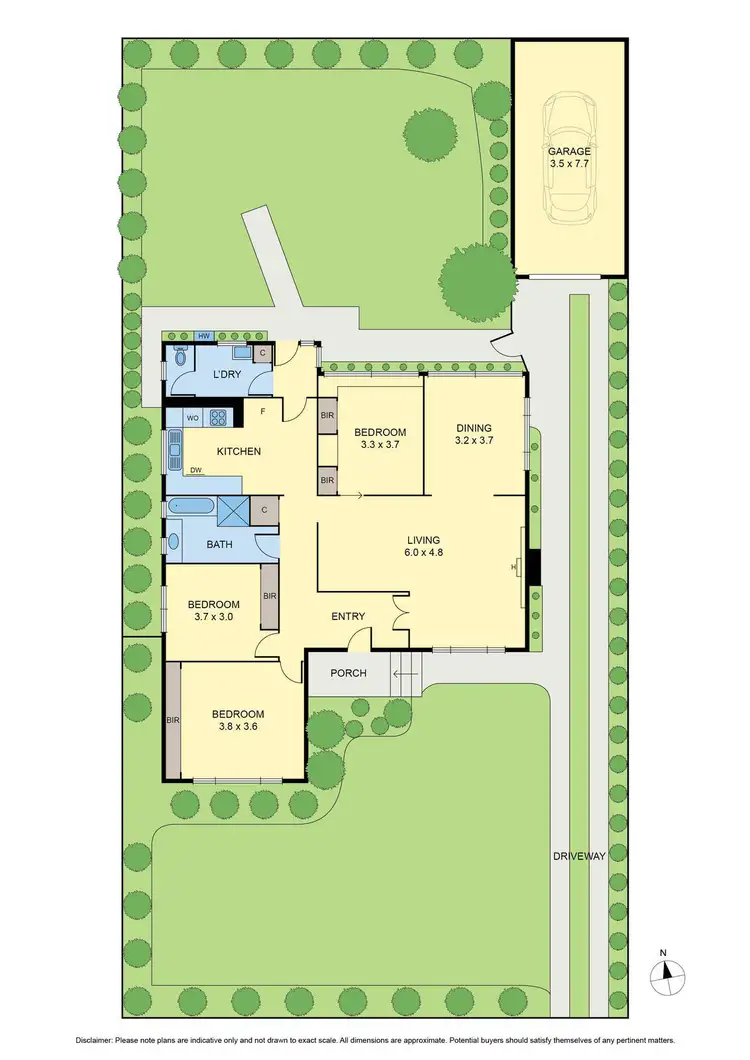 Floorplan of Homely house listing, 6 Ward Grove, Pascoe Vale South VIC 3044