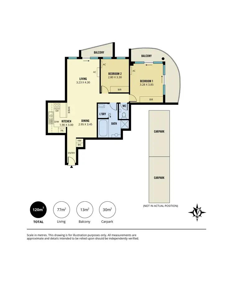 Floorplan of Homely apartment listing, 70/9 East Terrace, Adelaide SA 5000