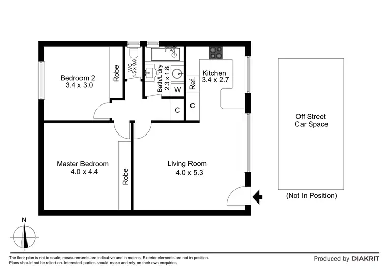 Floorplan of Homely unit listing, 8/32 Victoria Street, Hastings VIC 3915