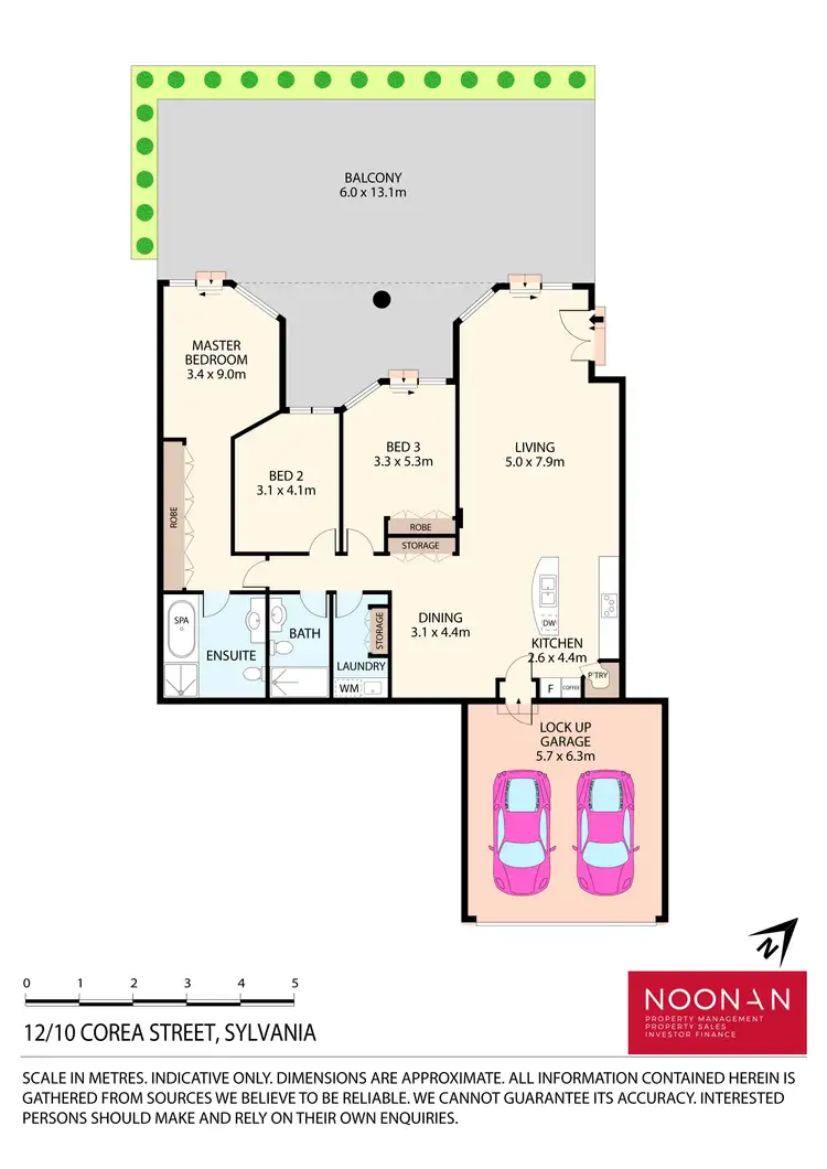 Floorplan of Homely apartment listing, 12/10 Corea Street, Sylvania NSW 2224