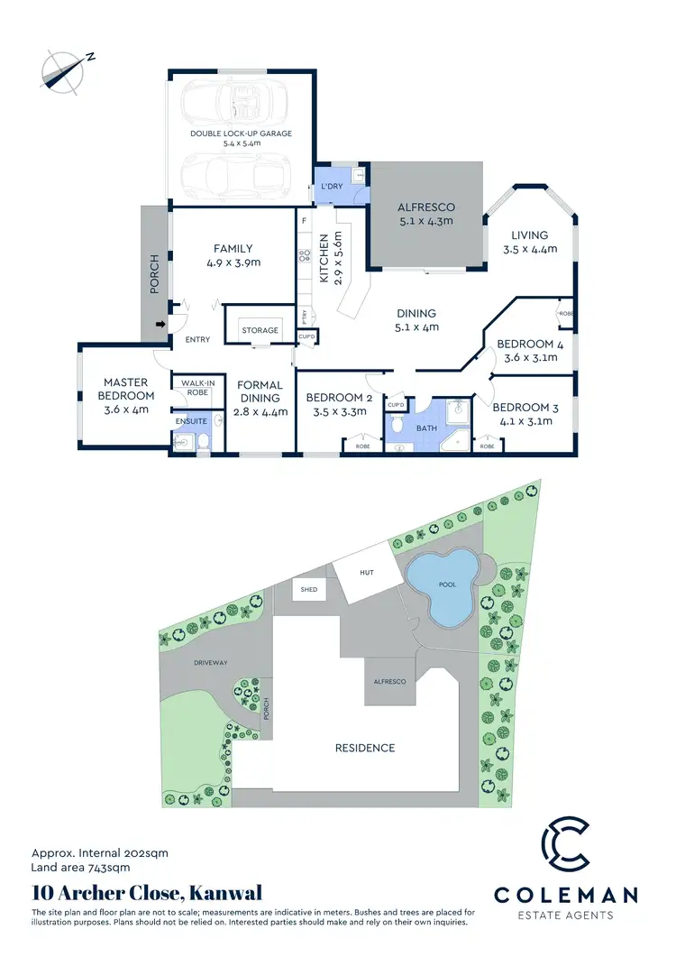 Floorplan of Homely house listing, 10 Archer Close, Kanwal NSW 2259