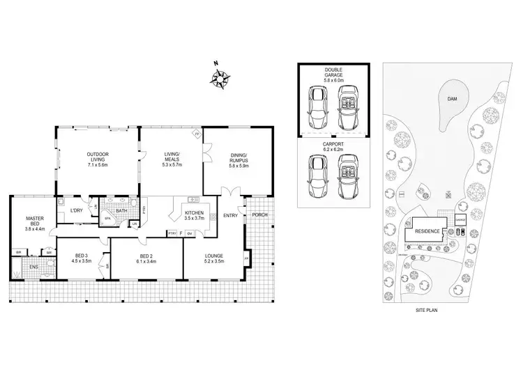 Floorplan of Homely house listing, 4 Hanover Court, Kilmore VIC 3764