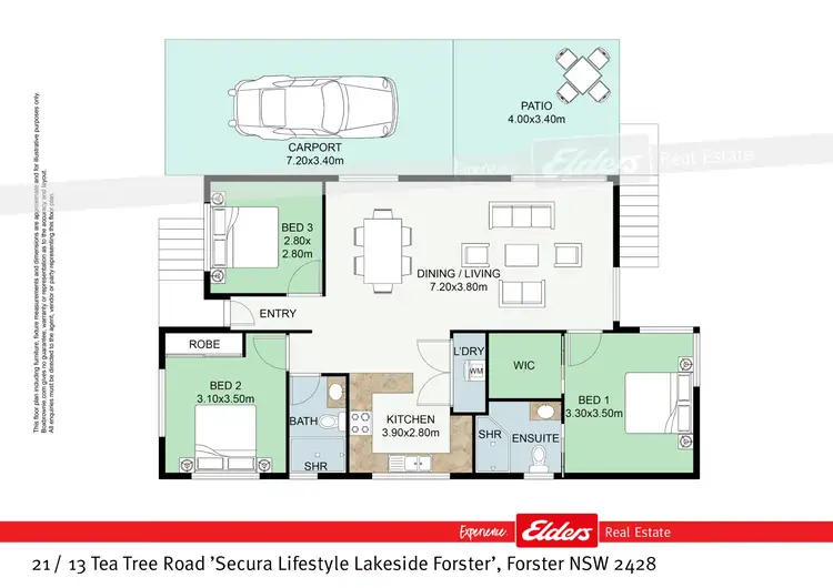 Floorplan of Homely house listing, 21/13 Tea Tree Road, Forster NSW 2428