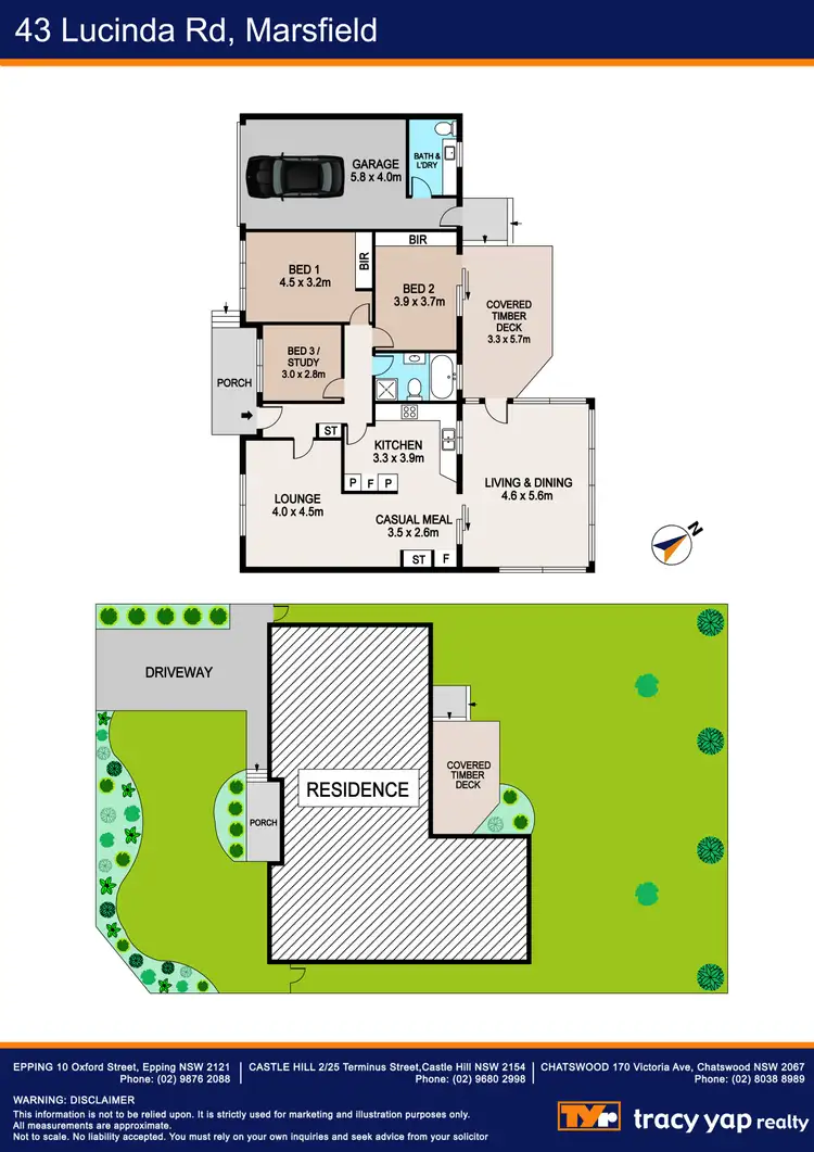 Floorplan of Homely house listing, 43 Lucinda Road, Marsfield NSW 2122