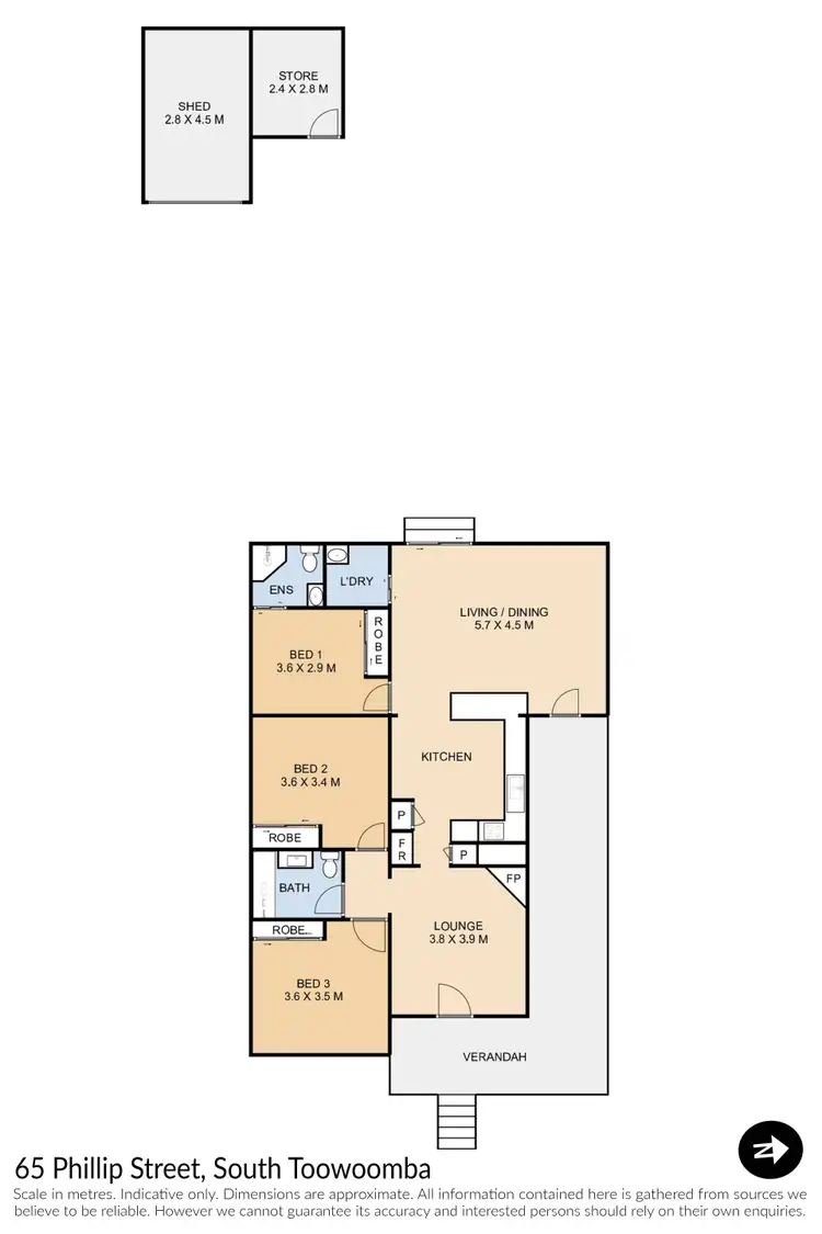 Floorplan of Homely house listing, 65 Phillip Street, South Toowoomba QLD 4350