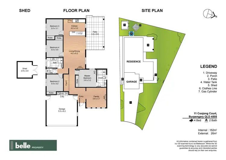 Floorplan of Homely house listing, 11 Coojong Court, Burpengary QLD 4505