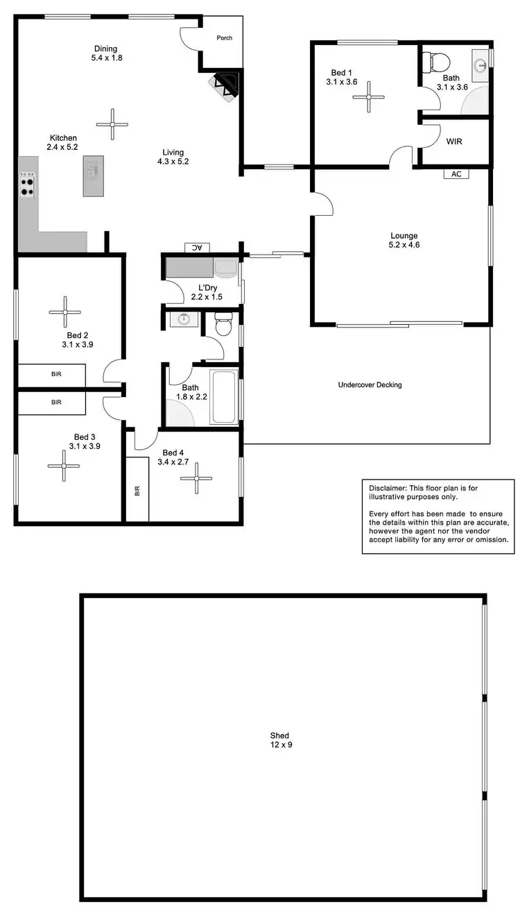 Floorplan of Homely house listing, 5-7 Nancy Road, Coffin Bay SA 5607