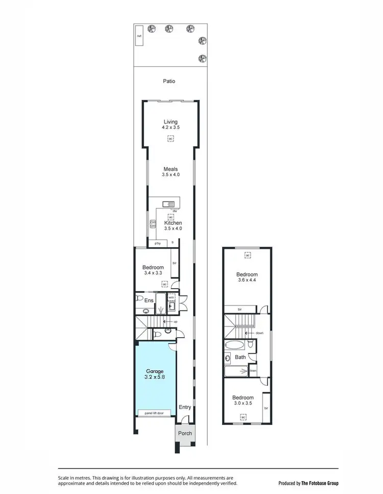 Floorplan of Homely townhouse listing, 69c Compass Drive, Seaford SA 5169