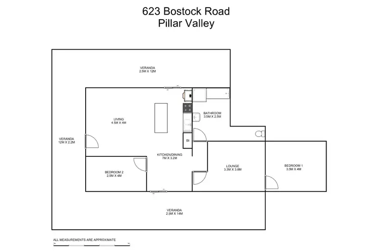 Floorplan of Homely house listing, 623 Bostock Road, Pillar Valley NSW 2462