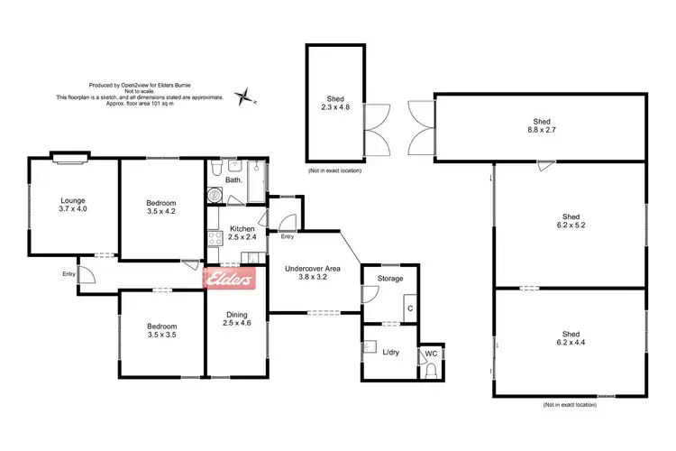Floorplan of Homely house listing, 9 Park Street, Wynyard TAS 7325