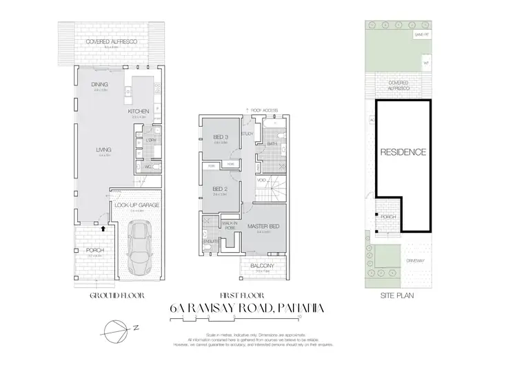 Floorplan of Homely semi-detached listing, 6A Ramsay Road, Panania NSW 2213