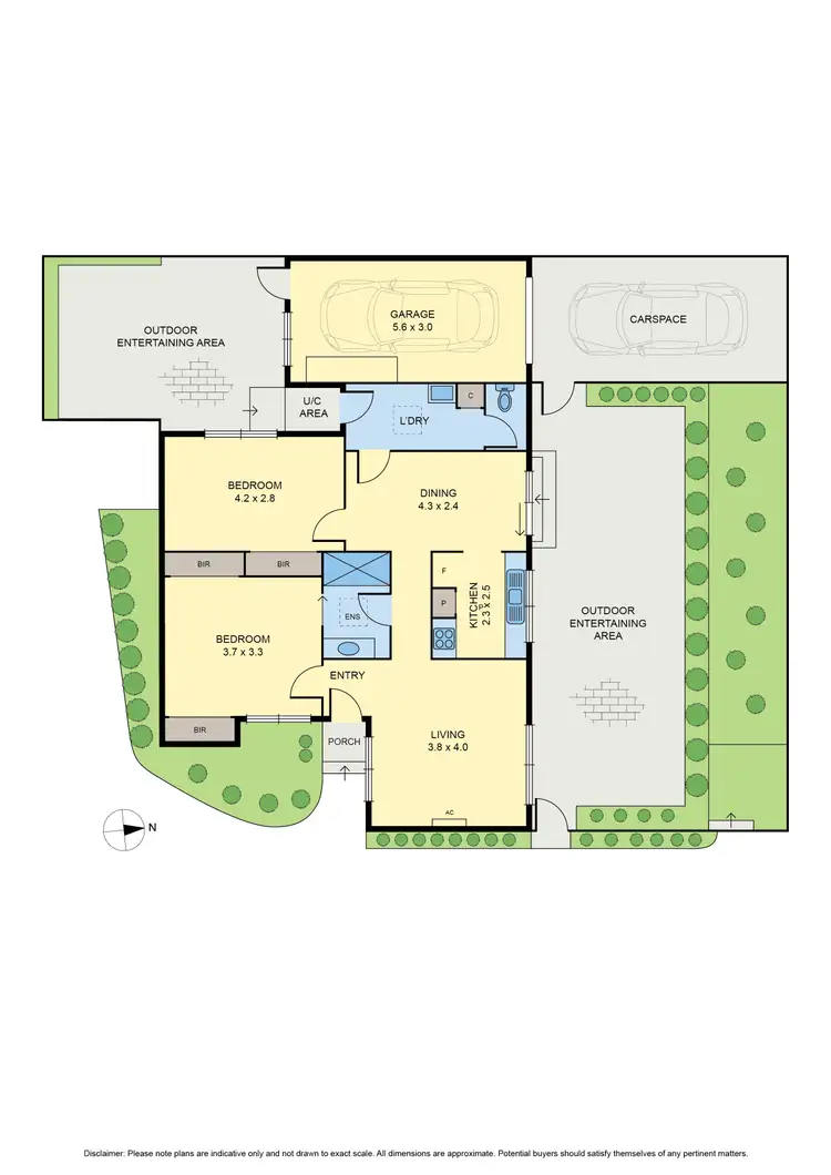 Floorplan of Homely villa listing, 1/20 Wilson Street, Moonee Ponds VIC 3039
