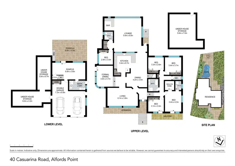 Floorplan of Homely house listing, 40 Casuarina Road, Alfords Point NSW 2234
