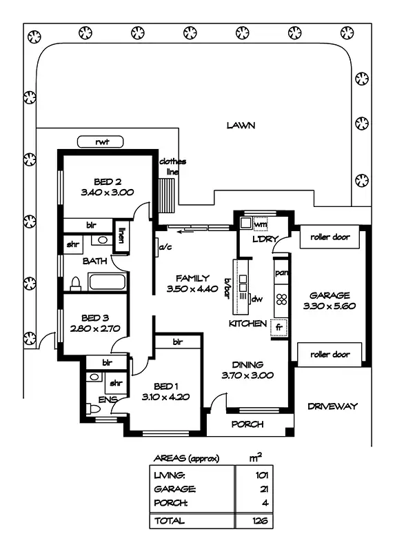 Floorplan of Homely house listing, 30 Clare Mews, Munno Para West SA 5115