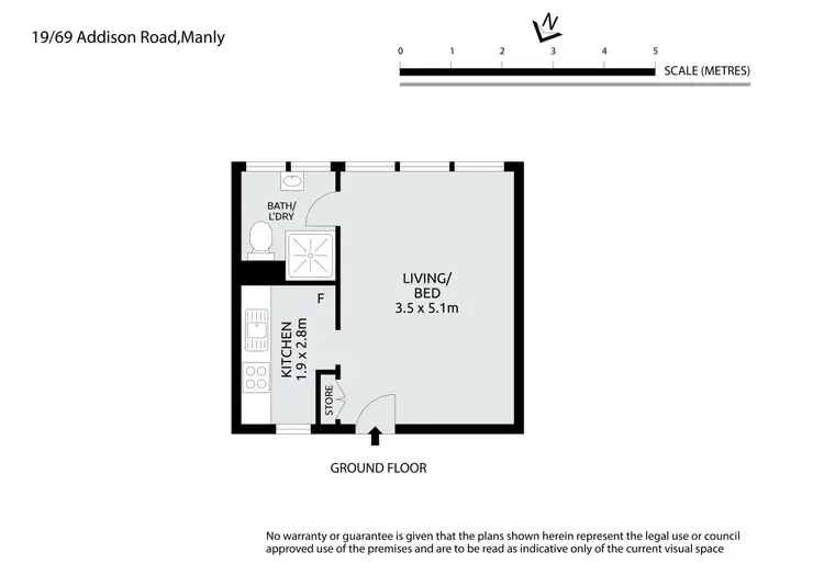 Floorplan of Homely apartment listing, 19/69 Addison Road, Manly NSW 2095