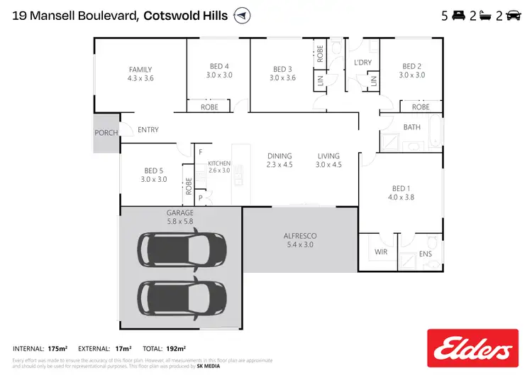 Floorplan of Homely house listing, 19 Mansell Boulevard, Cotswold Hills QLD 4350