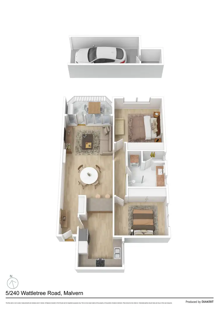 Floorplan of Homely apartment listing, 5/240 Wattletree Road, Malvern VIC 3144