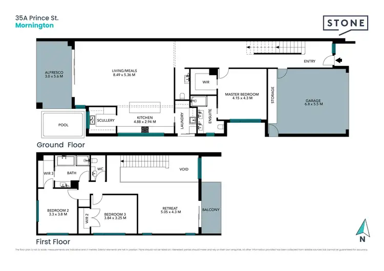 Floorplan of Homely house listing, 35A Prince Street, Mornington VIC 3931