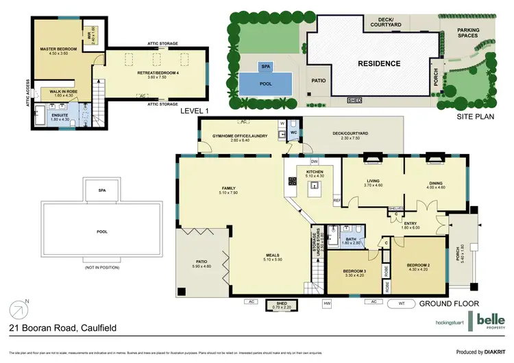 Floorplan of Homely house listing, 21 Booran Road, Caulfield VIC 3162