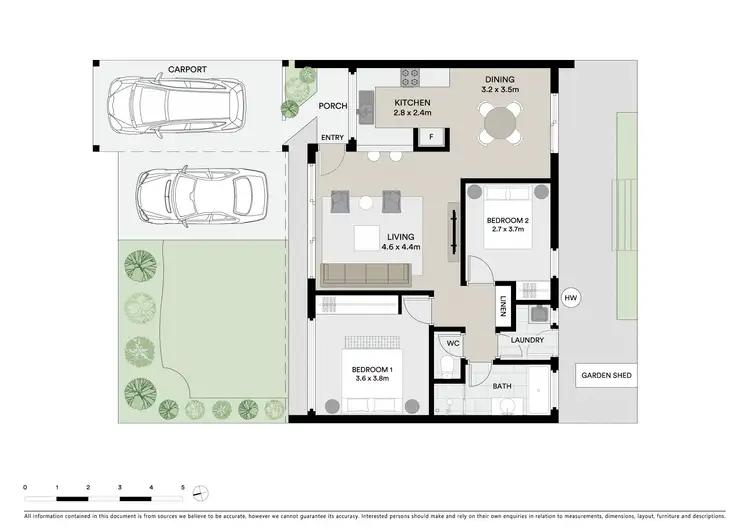 Floorplan of Homely townhouse listing, 2/21 Elm Way, Jerrabomberra NSW 2619