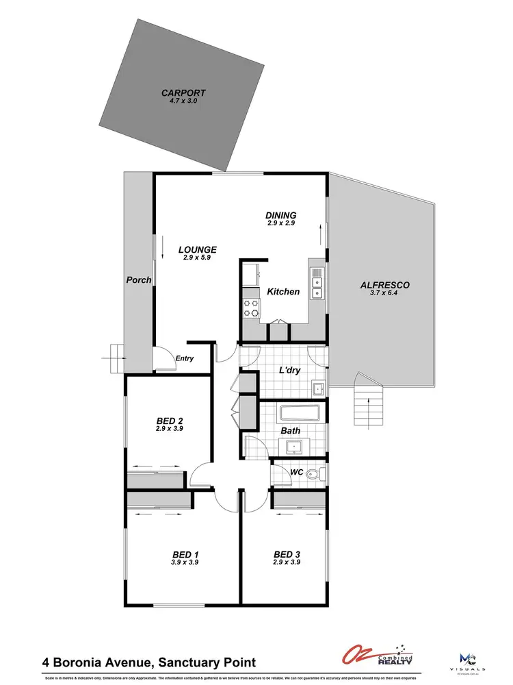 Floorplan of Homely house listing, 4 Boronia Avenue, Sanctuary Point NSW 2540