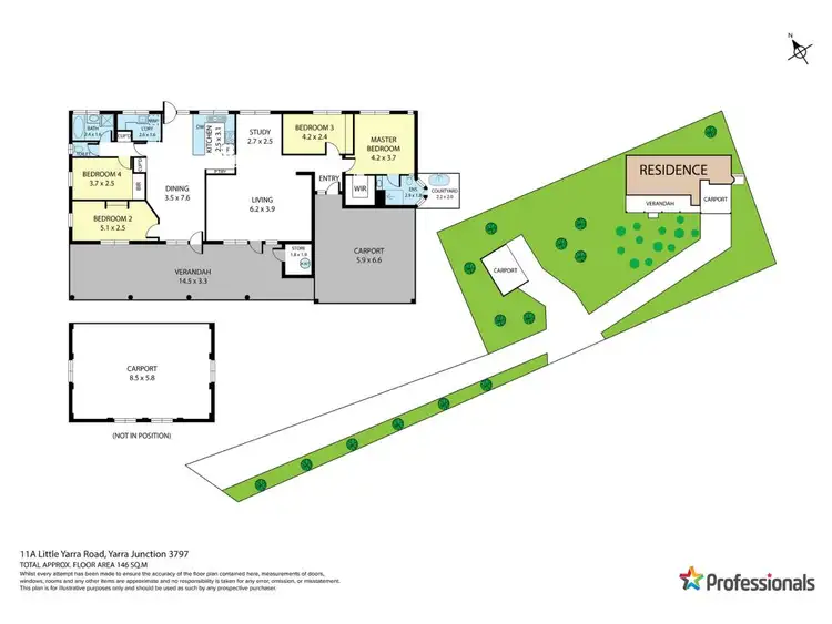 Floorplan of Homely house listing, 11A Little Yarra Road, Yarra Junction VIC 3797